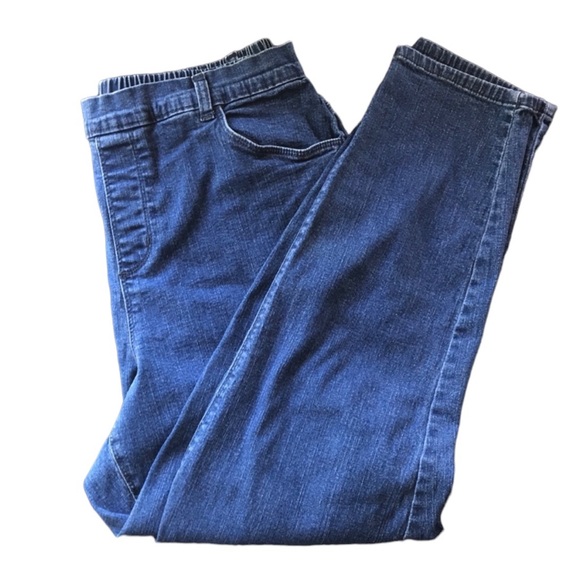 Denim&Co Denim - Denim & Company Stretch Jean Jeggings. Size Large Petite.
